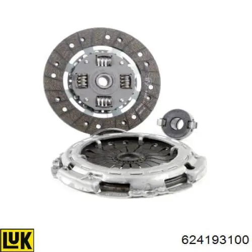 Do koszyka 624193100 LUK Zestaw sprzęgła (3 części)