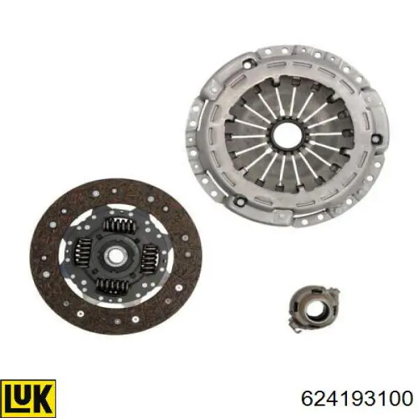 624193100 LUK Zestaw sprzęgła (3 części)