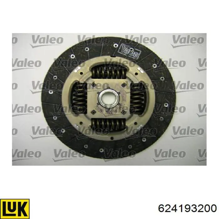 Zestaw sprzęgła (3 części) LUK 624193200 cena, od 292,83 USD