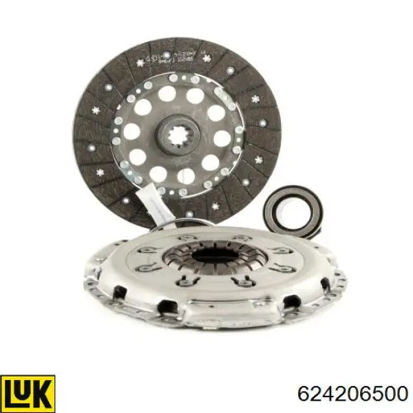 Zestaw sprzęgła (3 części) 624206500 LUK