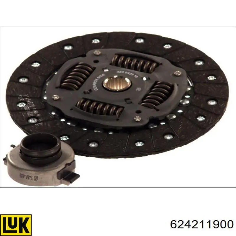Do koszyka 624211900 LUK Zestaw sprzęgła (3 części)