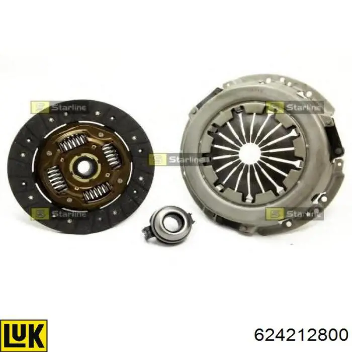 Zestaw sprzęgła (3 części) 624212800 LUK
