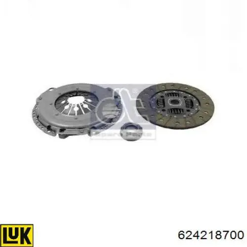 Do koszyka 624218700 LUK Zestaw sprzęgła (3 części)
