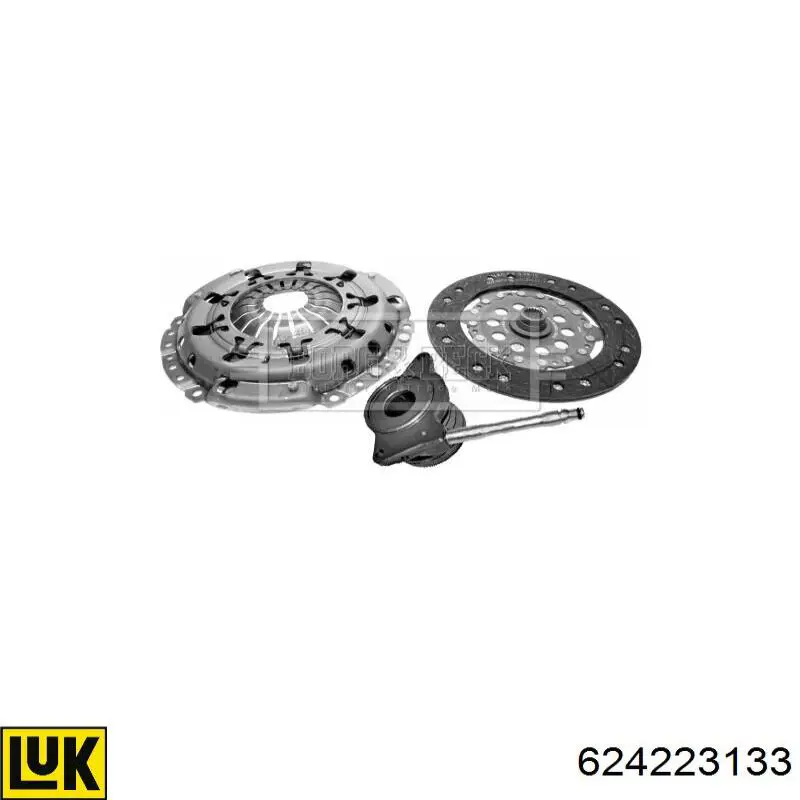 Zestaw sprzęgła (3 części) LUK 624223133 cena, od 465,88 USD
