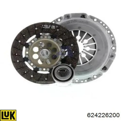 Zestaw sprzęgła (3 części) 624226200 LUK