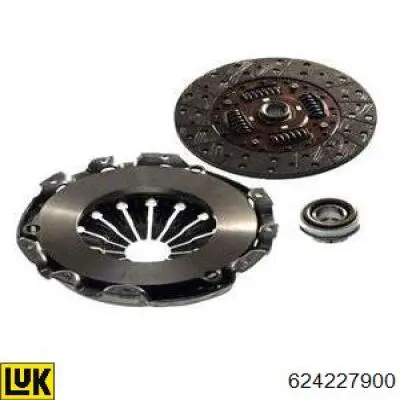 Zestaw sprzęgła (3 części) 624227900 LUK