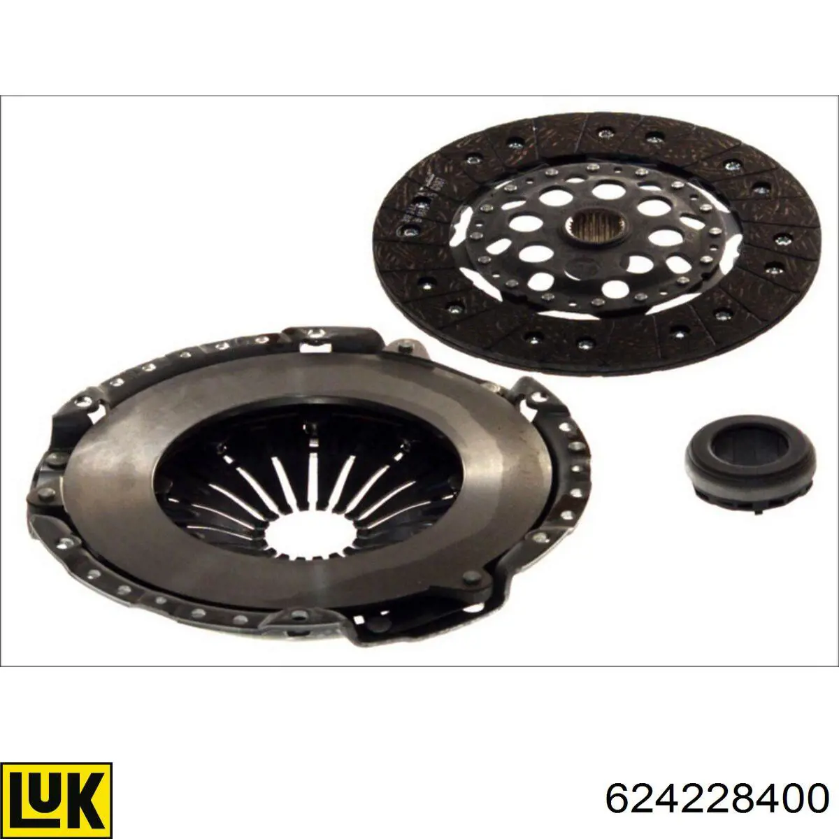 Zestaw sprzęgła (3 części) LUK 624228400 cena, od 229,35 USD