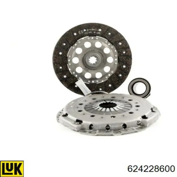 Zestaw sprzęgła (3 części) 624228600 LUK
