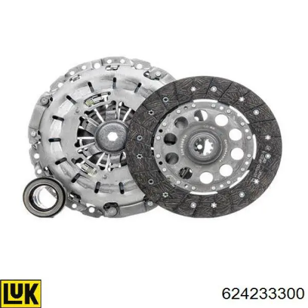 Zestaw sprzęgła (3 części) LUK 624233300