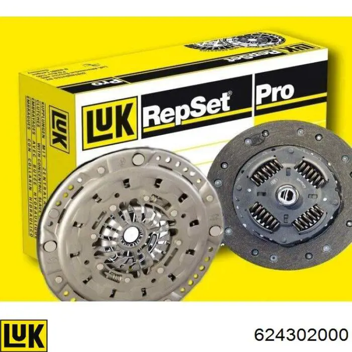 Zestaw sprzęgła (3 części) LUK 624302000 cena, od 190,83 USD