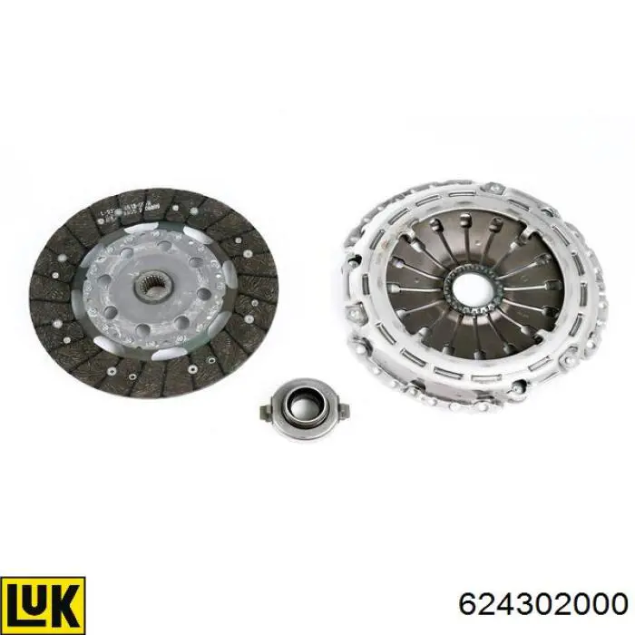Zestaw sprzęgła (3 części) LUK 624302000