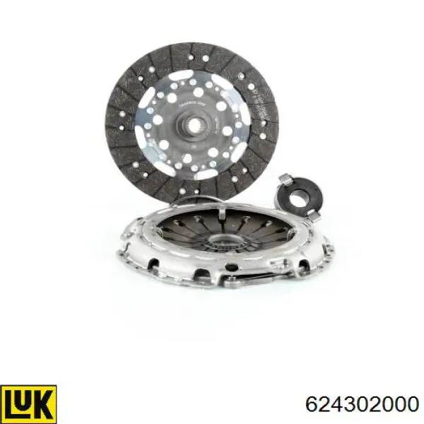 Zestaw sprzęgła (3 części) 624302000 LUK
