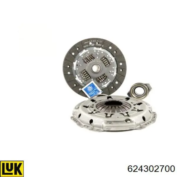 Zestaw sprzęgła (3 części) LUK 624302700 cena, od 213,51 USD