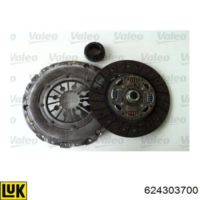 Zestaw sprzęgła (3 części) LUK 624303700 cena, od 250,37 USD