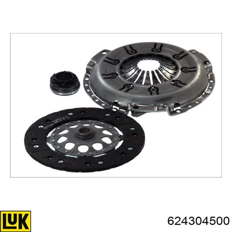Zestaw sprzęgła (3 części) LUK 624304500 cena, od 211,05 USD