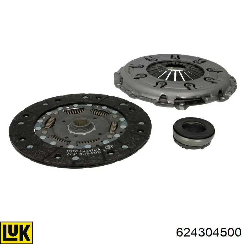 Do koszyka 624304500 LUK Zestaw sprzęgła (3 części)