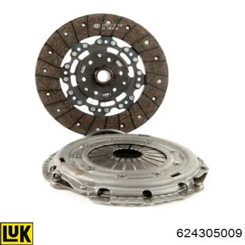 Zestaw sprzęgła (3 części) LUK 624305009 cena, od 152,47 USD