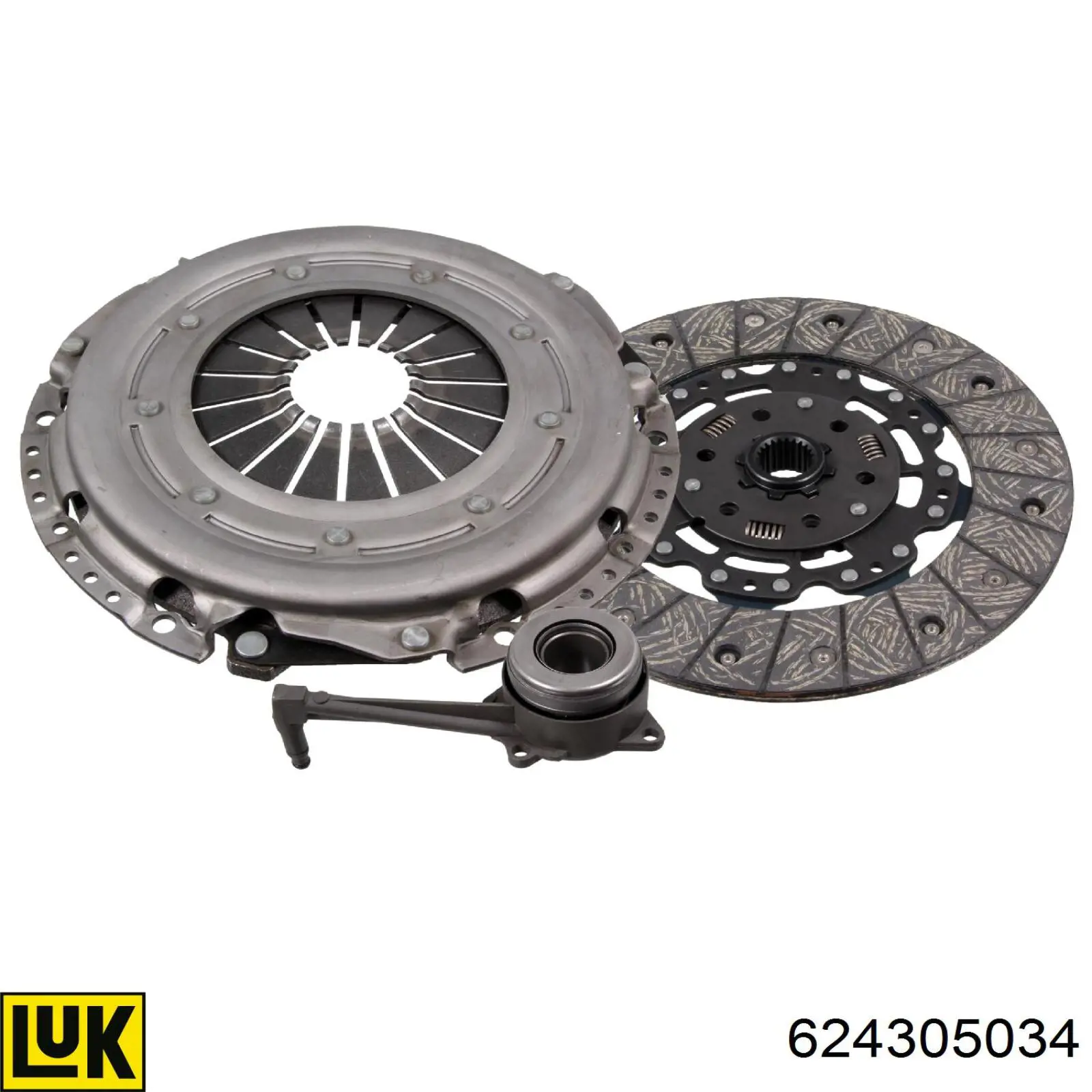 Zestaw sprzęgła (3 części) LUK 624305034 cena, od 221,11 USD