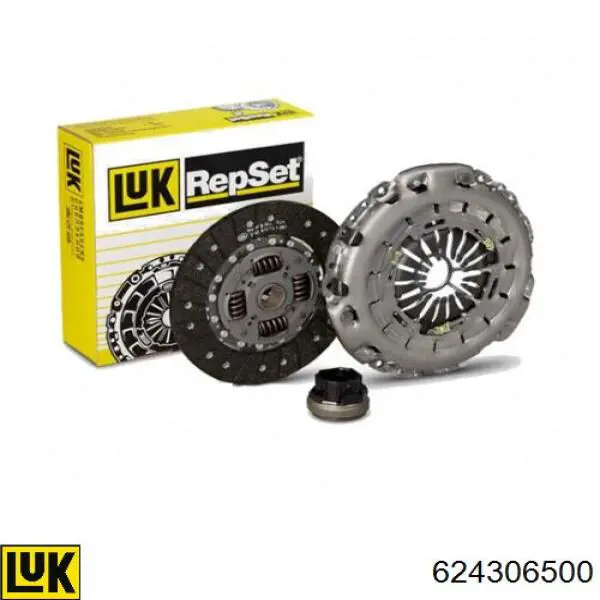 Zestaw sprzęgła (3 części) LUK 624306500 cena, od 399,57 USD