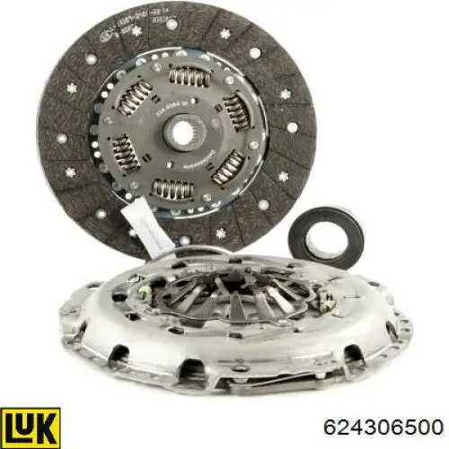 624306500 LUK Zestaw sprzęgła (3 części)