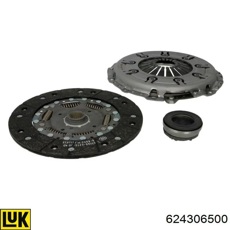 Do koszyka 624306500 LUK Zestaw sprzęgła (3 części)