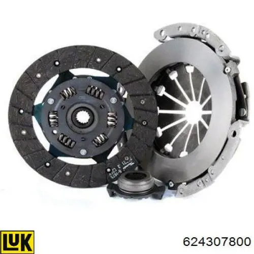 Zestaw sprzęgła (3 części) LUK 624307800 cena, od 182,04 USD