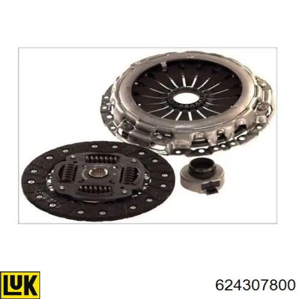624307800 LUK Zestaw sprzęgła (3 części)