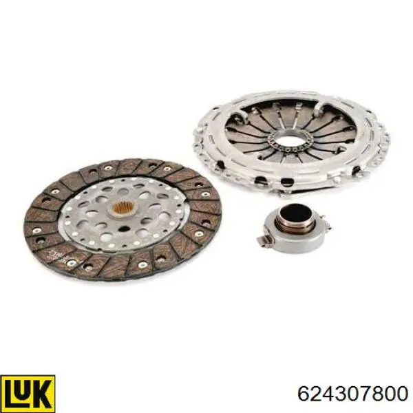 Zestaw sprzęgła (3 części) LUK 624307800 cena, od 182,04 USD