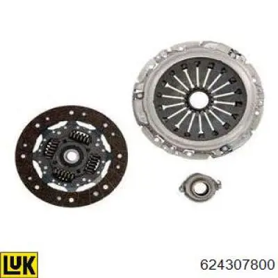 Do koszyka 624307800 LUK Zestaw sprzęgła (3 części)