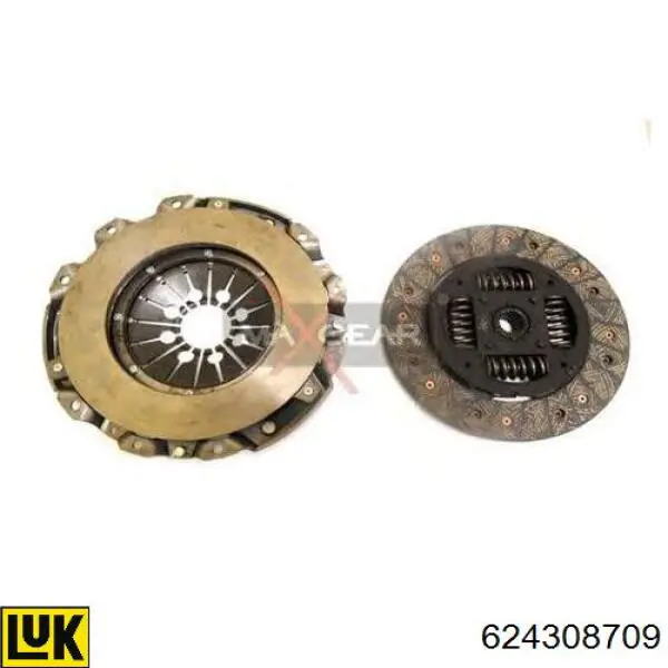 Zestaw sprzęgła (3 części) LUK 624308709 cena, od 134,27 USD