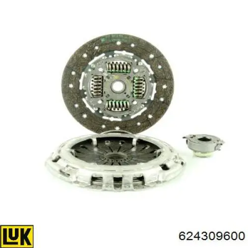 Do koszyka 624309600 LUK Zestaw sprzęgła (3 części)
