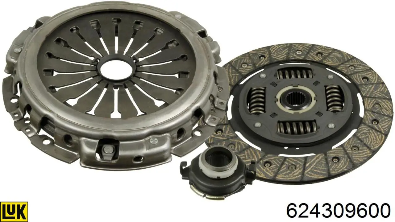 624309600 LUK Zestaw sprzęgła (3 części)
