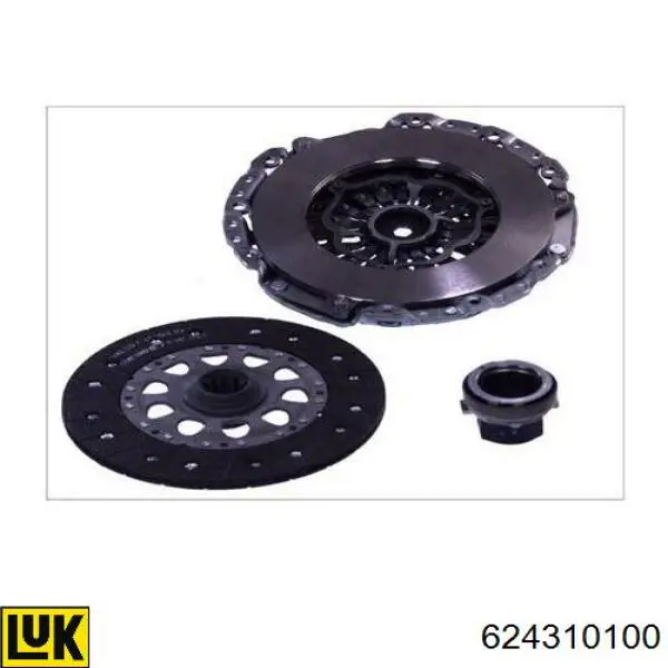 Do koszyka 624310100 LUK Zestaw sprzęgła (3 części)