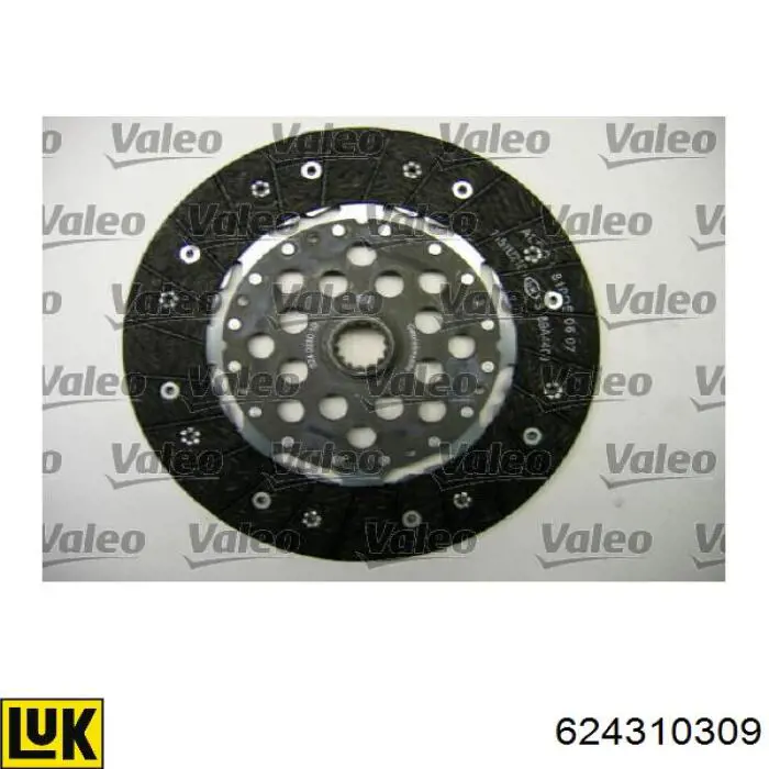 Zestaw sprzęgła (3 części) LUK 624310309 cena, od 166,48 USD