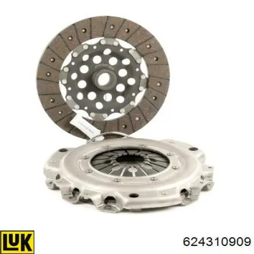 Do koszyka 624310909 LUK Zestaw sprzęgła (3 części)