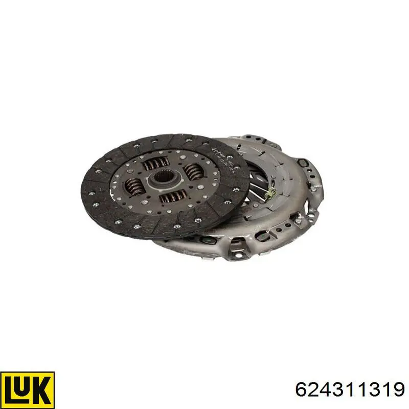 Do koszyka 624311319 LUK Zestaw sprzęgła (3 części)