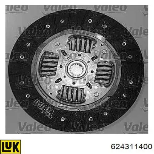 Zestaw sprzęgła (3 części) LUK 624311400 cena, od 484,77 USD