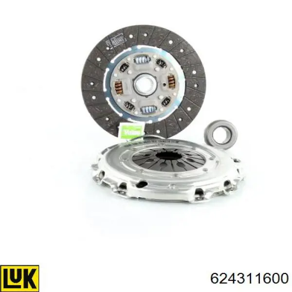 Zestaw sprzęgła (3 części) LUK 624311600