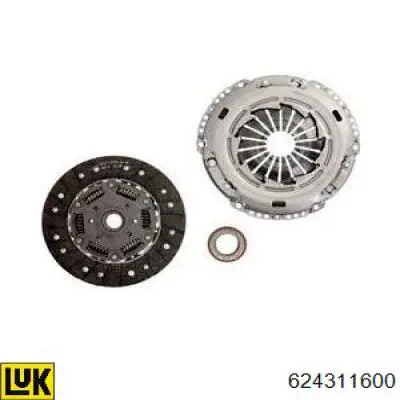 Zestaw sprzęgła (3 części) LUK 624311600 cena, od 224,95 USD