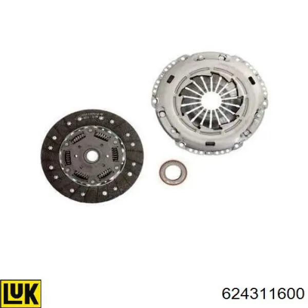 Do koszyka 624311600 LUK Zestaw sprzęgła (3 części)