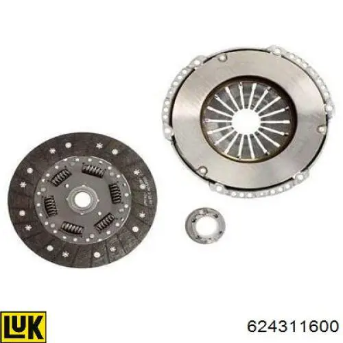 Zestaw sprzęgła (3 części) LUK 624311600 cena, od 224,95 USD