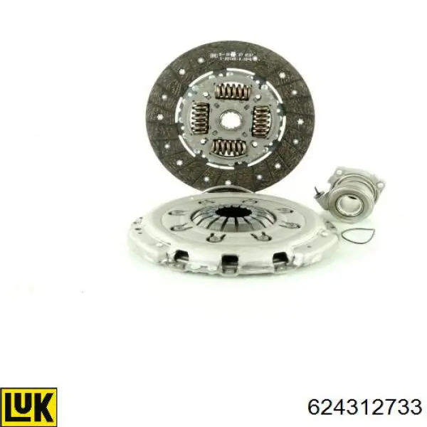 624312733 LUK Zestaw sprzęgła (3 części)