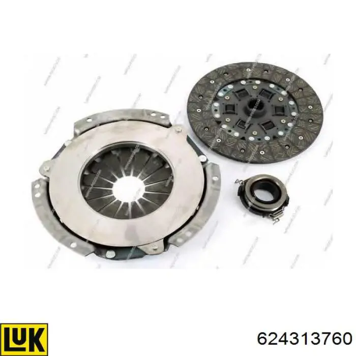Zestaw sprzęgła (3 części) LUK 624313760 cena, od 169,58 USD