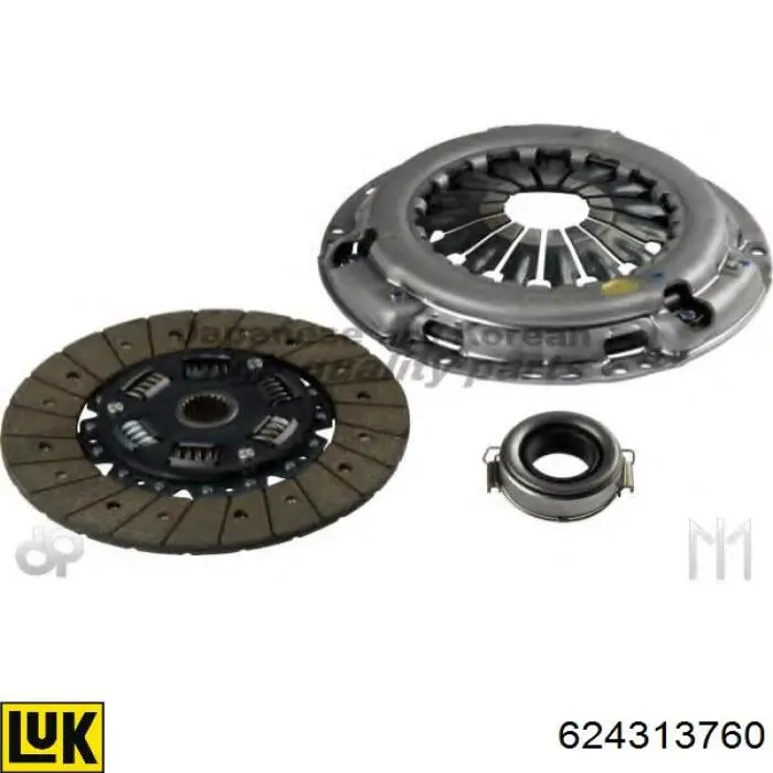 Do koszyka 624313760 LUK Zestaw sprzęgła (3 części)