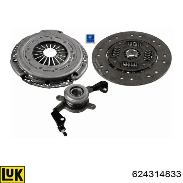 Zestaw sprzęgła (3 części) Hyundai/Kia QD41430T32040