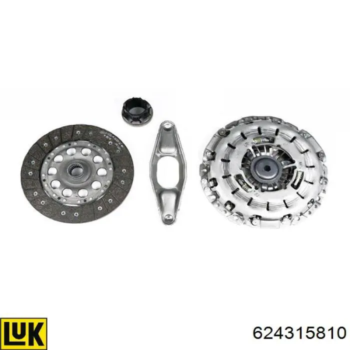 624315810 LUK Zestaw sprzęgła (3 części)