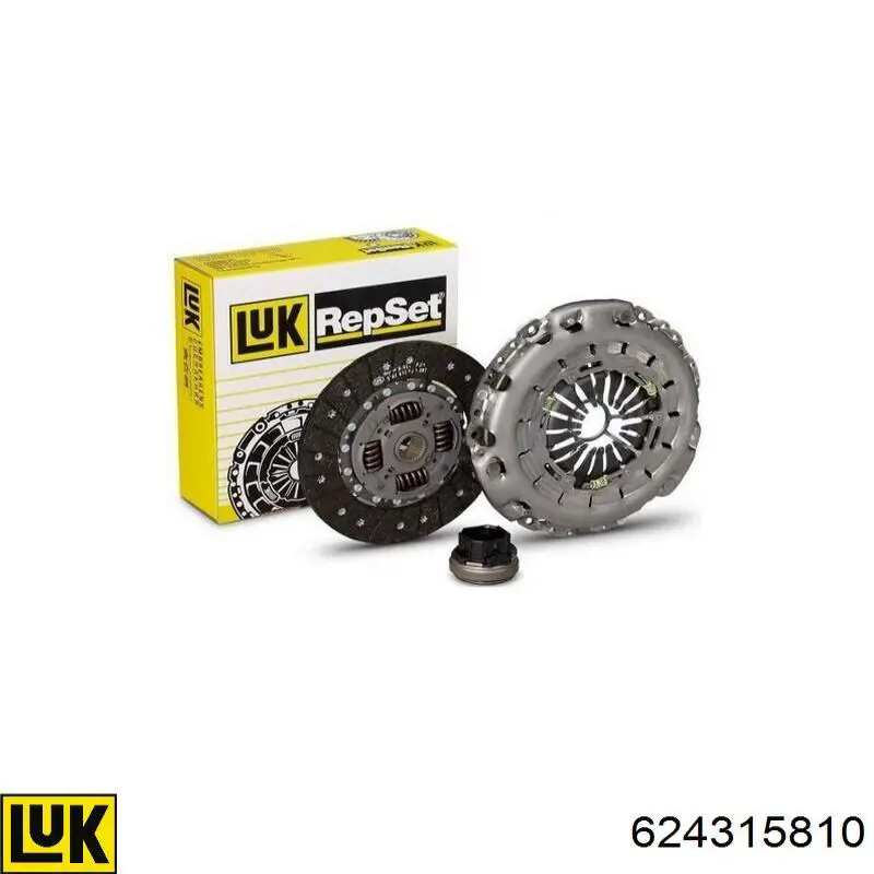 Zestaw sprzęgła (3 części) LUK 624315810 cena, od 326,75 USD