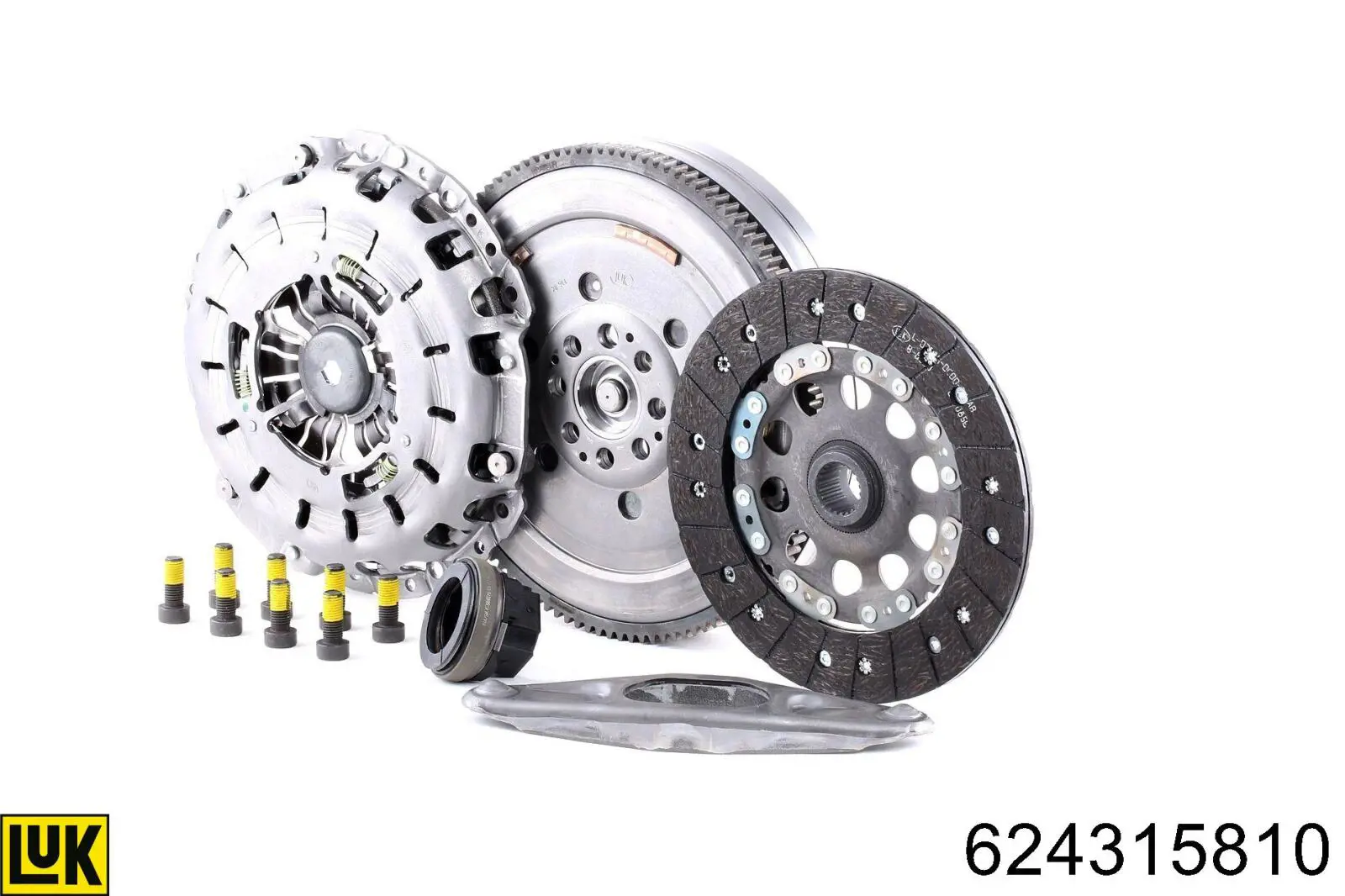 Zestaw sprzęgła (3 części) 624315810 LUK