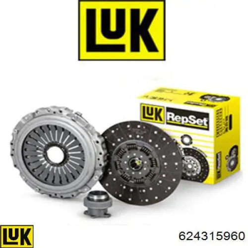 624315960 LUK Zestaw sprzęgła (3 części)