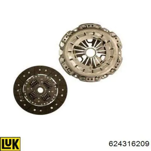 Do koszyka 624316209 LUK Zestaw sprzęgła (3 części)